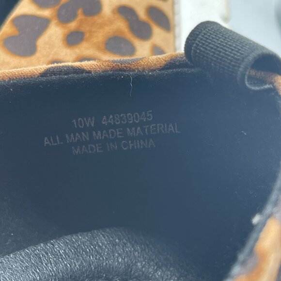 Leopard Print Loafers with Gold Chain Accent โ Size 10W - Picture 10 of 10